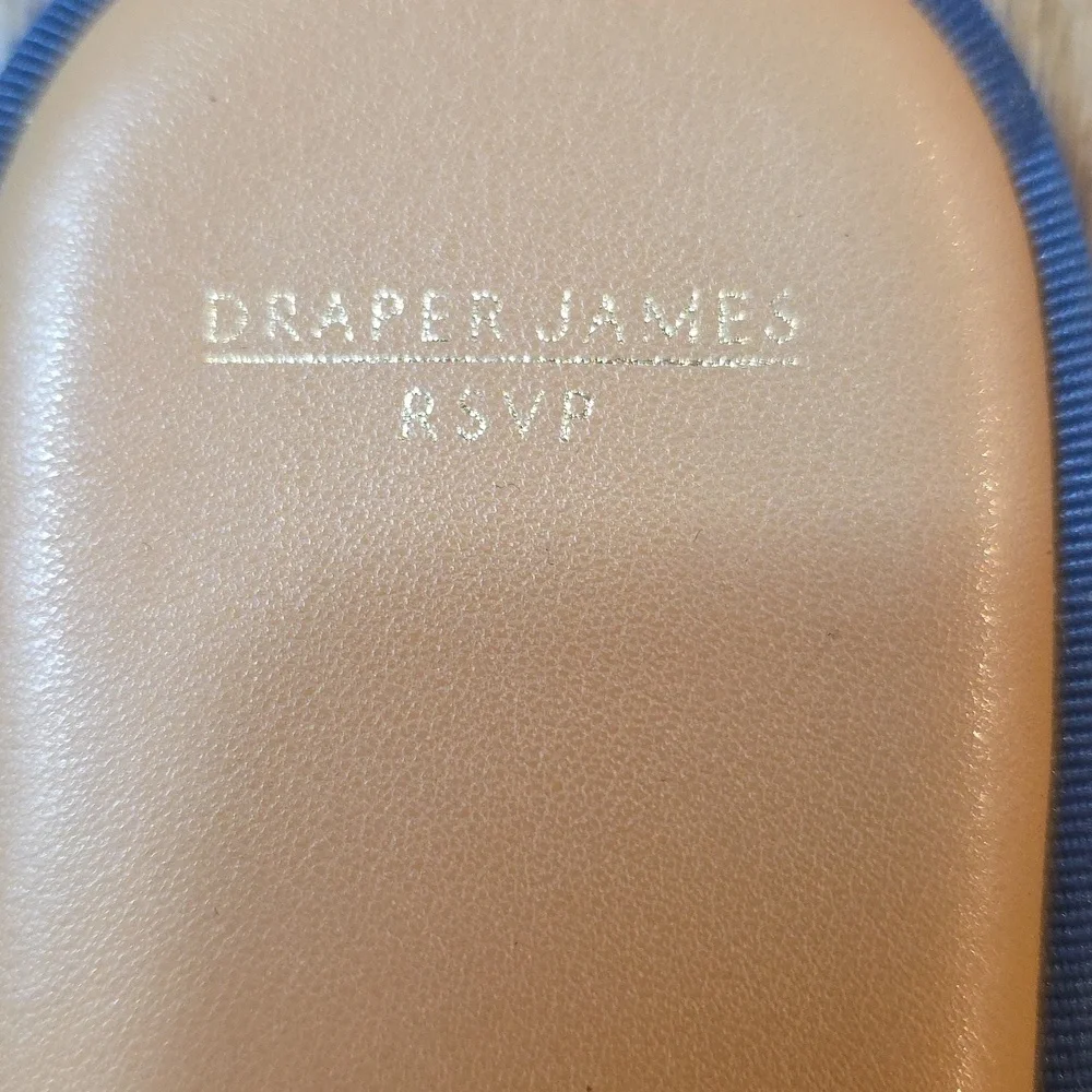 Draper James - RSVP- Valentina Ruffled Eyelet Sandals. Size 7